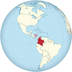 300px-Colombia on the globe (San Andrés and Providencia special) (Americas centered).svg.png