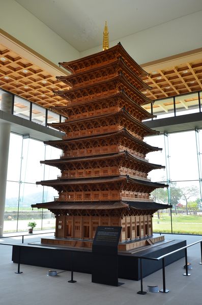 파일:민족기록화 문화유산 황룡사 황룡사모형.JPG