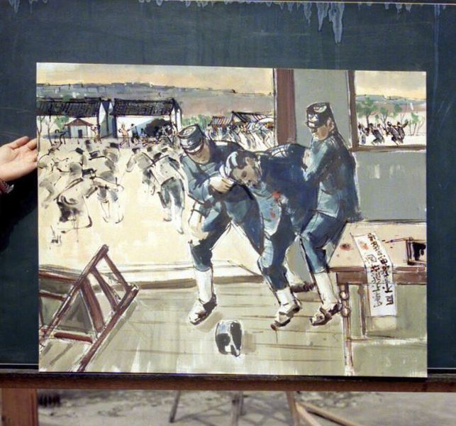 파일:민족기록화 작품 박기태-박승환의자결순국 스케치1.jpg