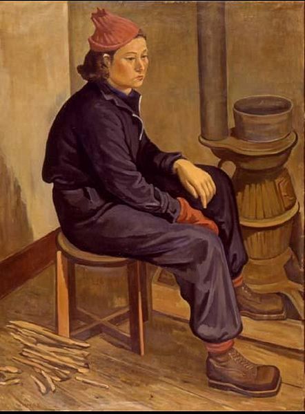 파일:손응성-스키복 입은 여인.jpg