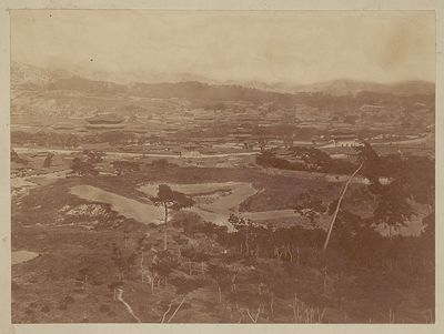 View of palace grounds and mountains.jpeg