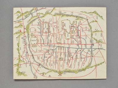 <도성도>, 《동여도(東輿圖)》. 서울역사박물관 소장, 유물번호 서울역사003069