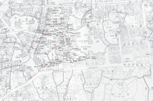 1961년 명동의 업종별 분포 현황 다방 제과.jpg