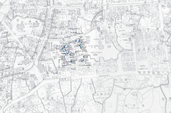 1961년 명동의 업종별 분포 현황 빠(BAR).jpg
