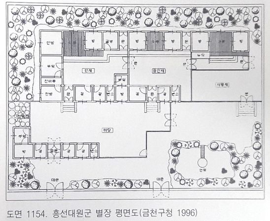 표석 흥선대원군 별장 평면도.jpg