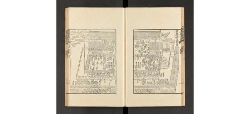 정해진찬의궤 속의 만경전 전도