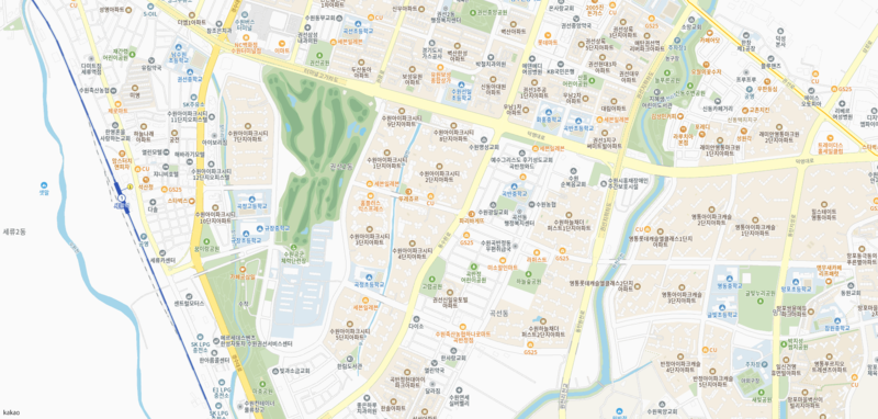 파일:규장초등학교 주변 지도.png