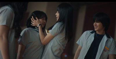 ▲ 《더 글로리》 1화. 문동은이 괴롭힘을 당한 직후, 박연진이 “난 이래도 아무일이 없고 넌 그래도 아무일이 없으니까”라고 말하며 사회적 위계를 각인시키는 장면.