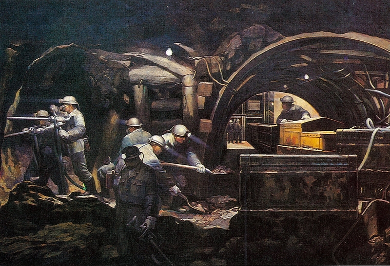 문학진 「강원탄광」 1975