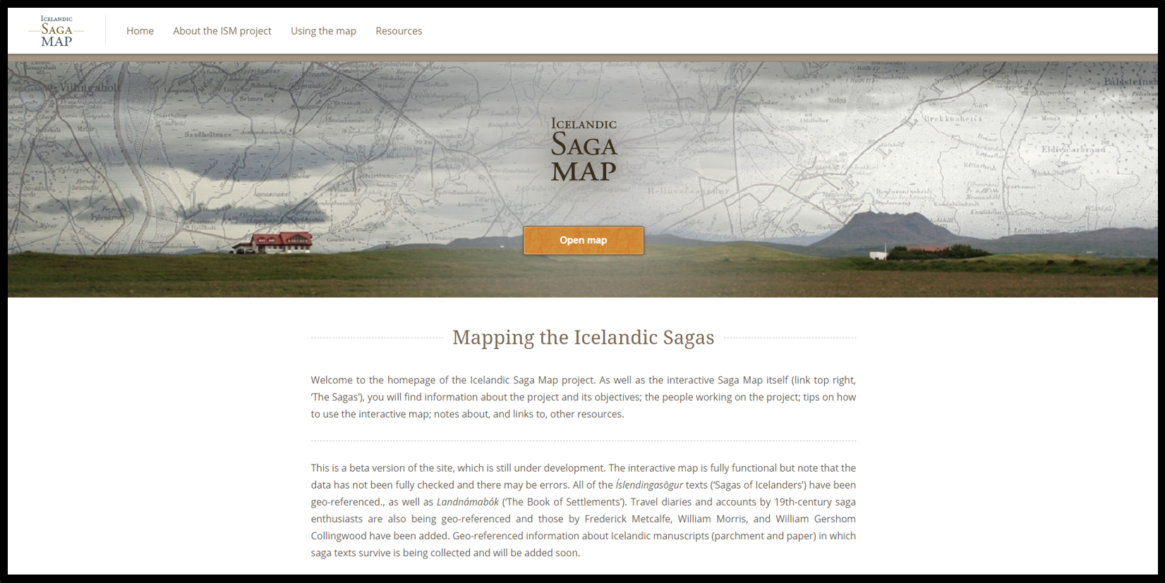 link=http://sagamap.hi.is/is/ Icelandic Saga Map
